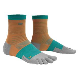 hnk悍将五指袜系列短筒跑步马拉松运动袜透气防滑石墨烯抑菌