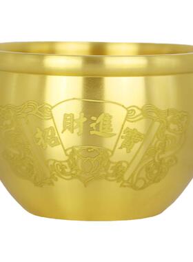 冰箱上的百福缸黄铜米缸客厅玄关