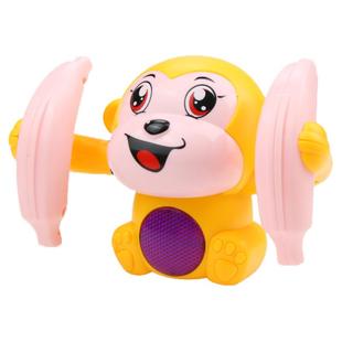 婴儿宝宝玩具0-1岁小孩哄娃神器3-6个月以上儿童抬头练习翻滚猴子