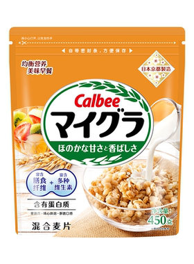 卡乐比混合麦片450g无果干日本产