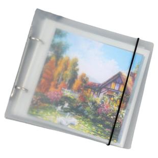 A5油画棒绘画画作品收纳册明信片6寸方卡10*10/15*15/20*20水彩画