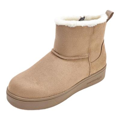 保暖短靴棉鞋pansy雪地靴冬季