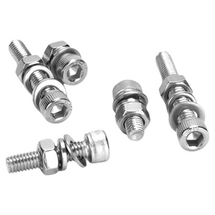 M14M16mm304不锈钢国标圆柱头内六角螺丝螺栓螺母套装组合*20-200