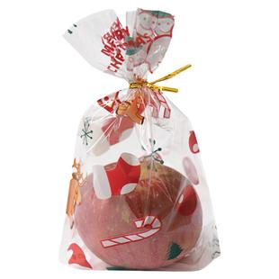 圣诞节礼物袋糖果饼干包装袋可爱幼儿园伴手礼烘焙透明礼品袋