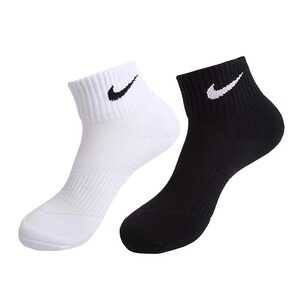正品Nike/耐克袜子夏季男高筒运动袜毛巾底足篮球袜中长筒女袜薄