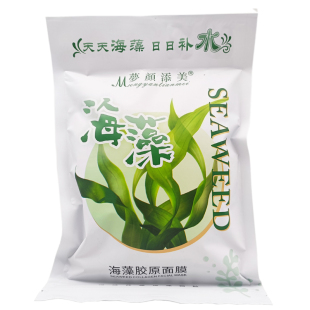 纯细颗粒海藻面膜24小袋大包装黑玫瑰籽天然补水梦颜添美容院专用