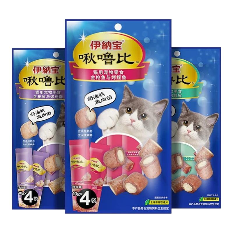 【交个朋友】伊纳宝啾噜比猫咪零食喂药猫12包