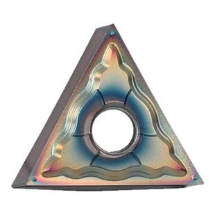 数控铣刀片02角精车TNMG160402-HA 钢件不锈钢七彩高硬三角形刀粒