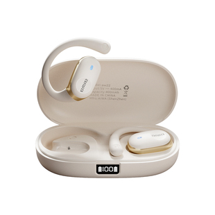 aiwa爱华蓝牙耳机挂耳式开放不入耳久戴不痛无线运动跑步2025新款
