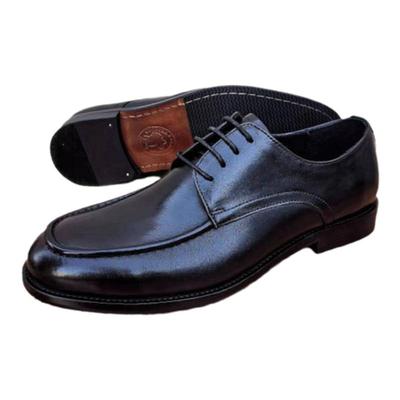 高端马皮商务皮鞋男真皮透气皮底