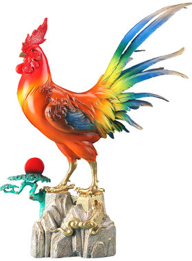 铜生日礼物客厅大吉大利公鸡