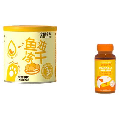 恋猫恋狗深海鱼油冻干片美毛靓毛