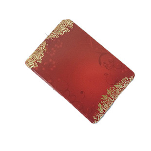 红色婚礼司仪主持人手卡台词卡晚会手持誓词发言稿提题词卡纸定制