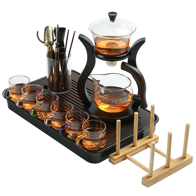 玻璃自动茶具功夫茶懒人泡茶神器