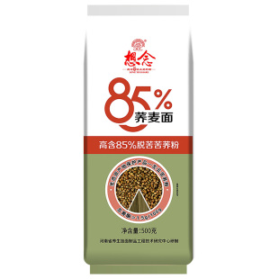 想念85%荞麦面条挂面低脂低钠含膳食纤维杂粮饱腹500g袋装