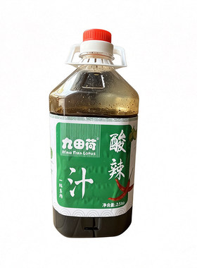 四川九田荷酸辣汁5斤/桶烤肉汁
