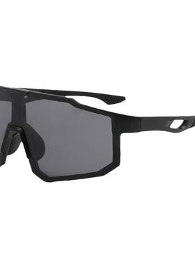 复古黑色旅游潮超大框户外骑行登山滑雪防风护目墨镜显瘦太阳眼镜