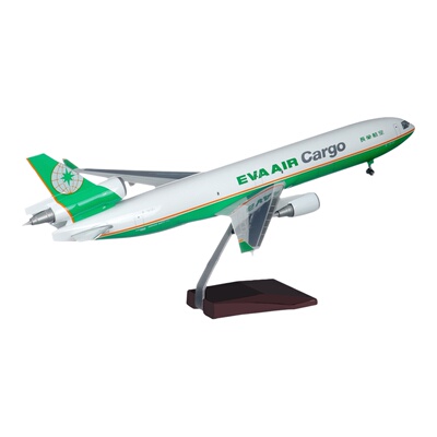 长荣航空货机仿真拼装航模带轮