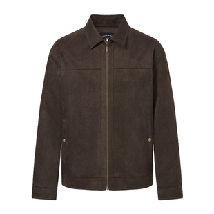 【特惠】POLOWALK男式皮衣2025冬季新品复古挺括有型休闲皮衣外套