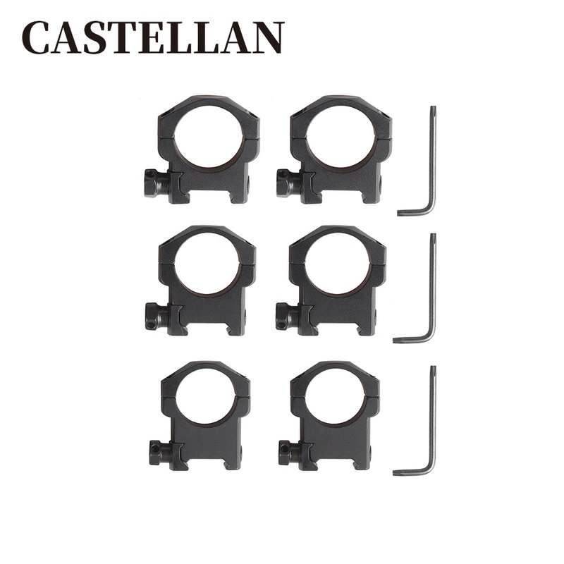 30mm瞄准镜管夹 铝合金瞄夹 加固瞄准镜支架电筒支架一盒二个