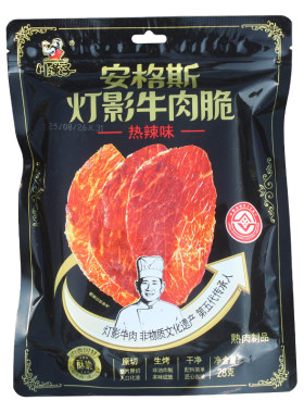 川汉子安格斯灯影牛肉脆28g