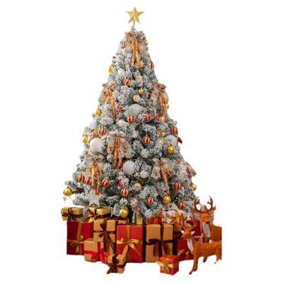 2025新款圣诞树套餐白色圣代树加密家用客厅圣诞节装饰品落地摆件