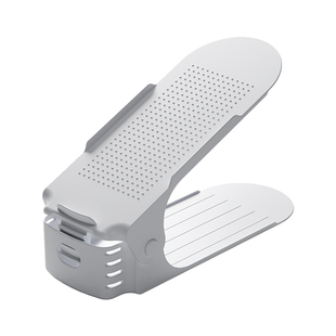 鞋柜收纳神器省空间可调节分层隔板鞋托架宿舍整理双层塑料鞋架子