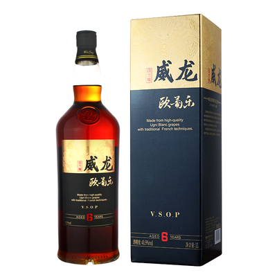 威龙欧葡乐白兰地6年高度40.9度
