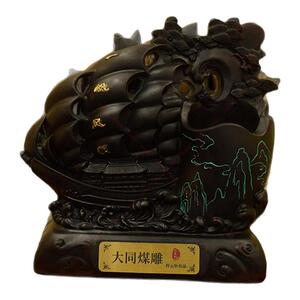 梓云轩云冈文创一帆风顺笔筒摆件