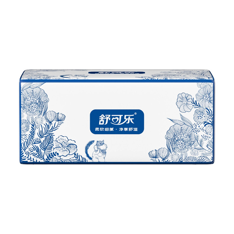 舒可乐大包抽纸可湿水学生宿舍家用擦手纸面巾纸加厚可湿水柔韧