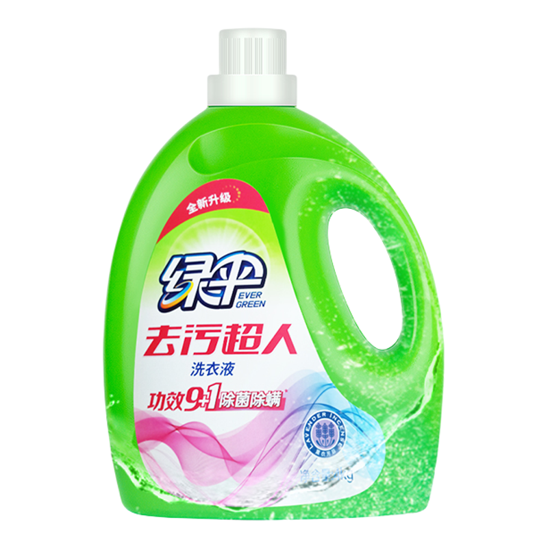 除菌绿伞瓶除螨熏衣草香洗衣液