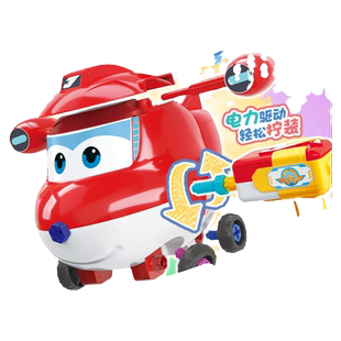 奥迪双钻超级飞侠电能智趣拼装乐迪益智电动飞机儿童玩具电钻螺丝