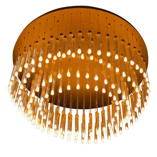 餐厅饭厅吊灯包间宴会厅客厅灯主灯现代轻奢大型酒店沙盘定制灯具