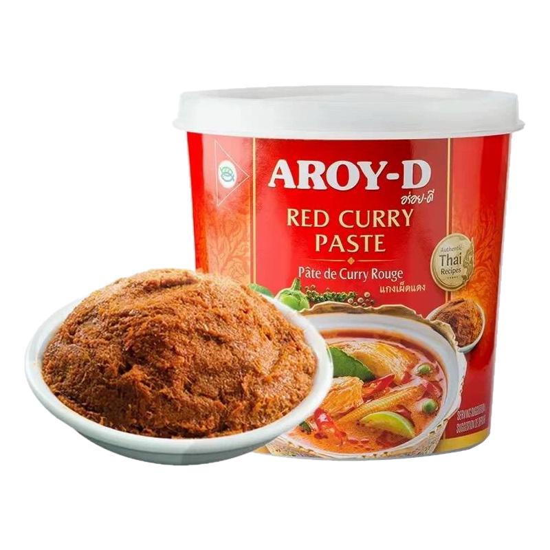 安来利红咖喱酱进口泰式香辣火锅料冬阴功汤原装调味整箱12罐原味