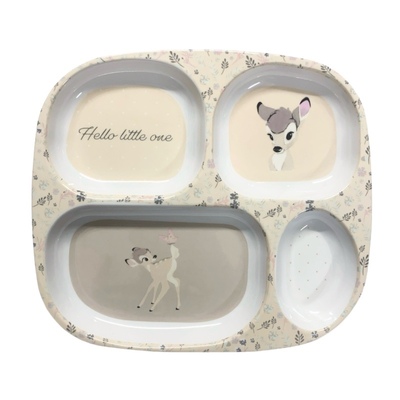 迪士尼小鹿斑比儿童分格餐盘