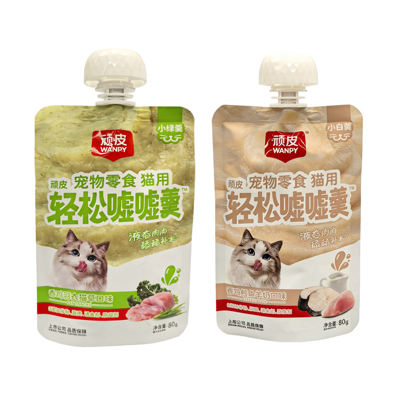 顽皮嘘嘘羹活力营养猫罐头