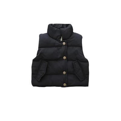 儿童羽绒棉马甲2021新款韩版纯色