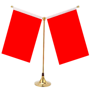 国旗红旗摆件办公桌小国旗旗座桌上台旗桌摆桌面小红旗国旗摆件台式办公室会议室红旗国旗摆件旗架装饰国旗