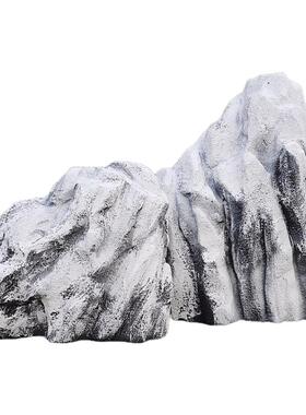 泡沫石头雪山假山仿真道具舞台