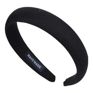 美拉德发箍女明星同款咖色高颅顶压发头箍棕色海绵显脸小发卡发捆