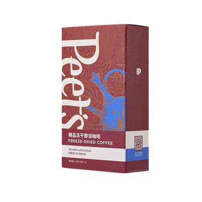 【自营】Peets皮爷速溶冻干咖啡粉埃塞俄比亚利姆古吉冻黑咖啡