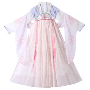 女童汉服儿童春季中国风唐装春装女孩2026新款连衣裙春款超仙裙子