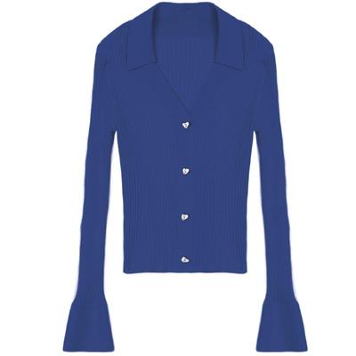DPLAY克莱因蓝上衣针织衫