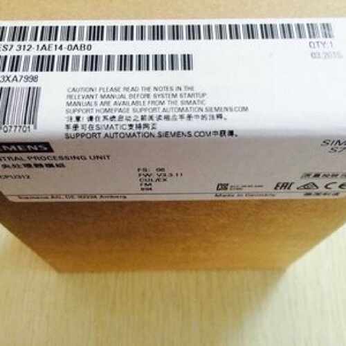 议价6ES7312-1AE14-0AB0西门子全新S7-300 CPU312模块 312-1AE14-
