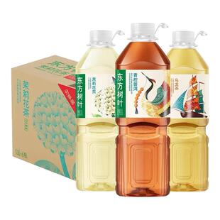 农夫山泉东方树叶1.5L*6瓶整箱家庭装茉莉花茶青柑普洱无糖茶饮料