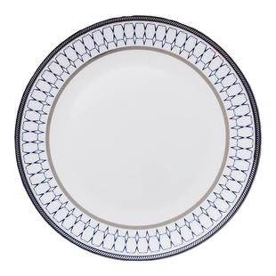 隆达骨瓷餐具西餐盘简约陶瓷圆盘牛排盘家用简格精致漂亮的盘子