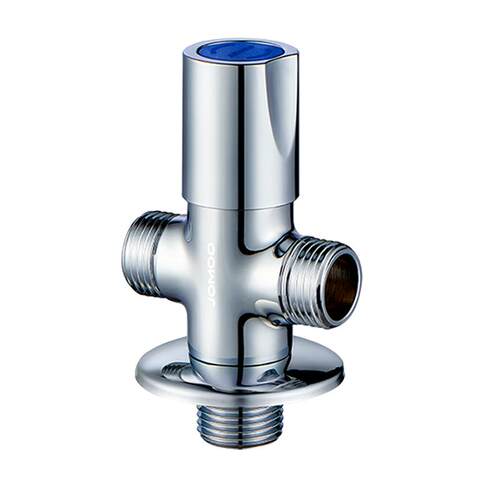 九牧卫浴三通角阀一进二出开关冷热水阀双出分水器止水阀开关阀门