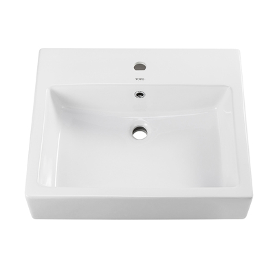 TOTO正品智洁釉面单孔陶瓷桌上盆
