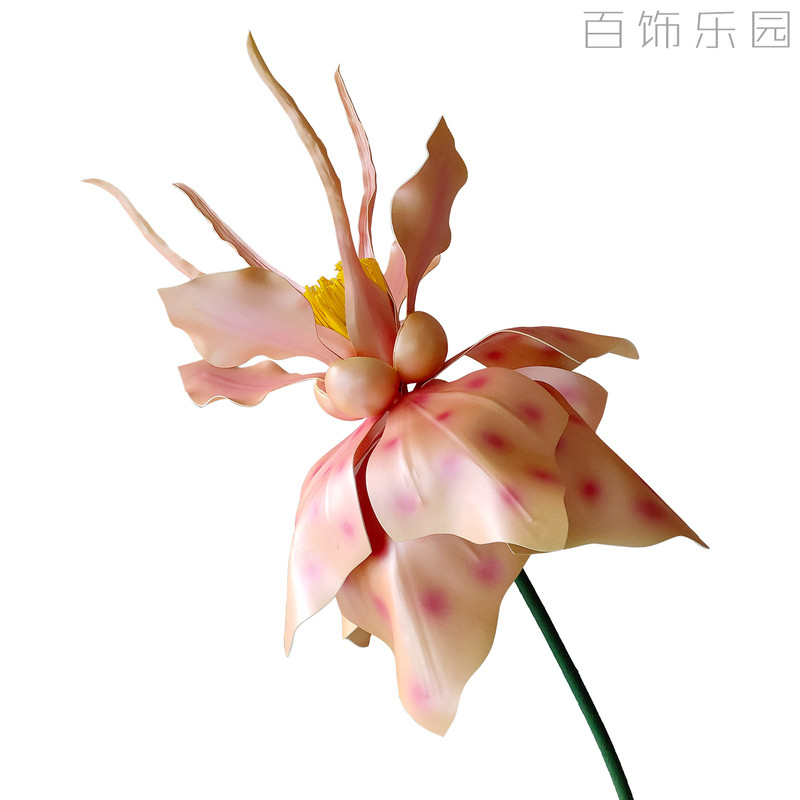 展会花园公园婚礼商场橱窗美陈装饰EVA纸艺花仿真巨型异形花