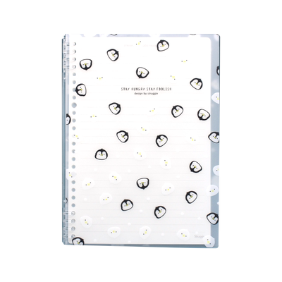 冰白活页本学生卡通pp